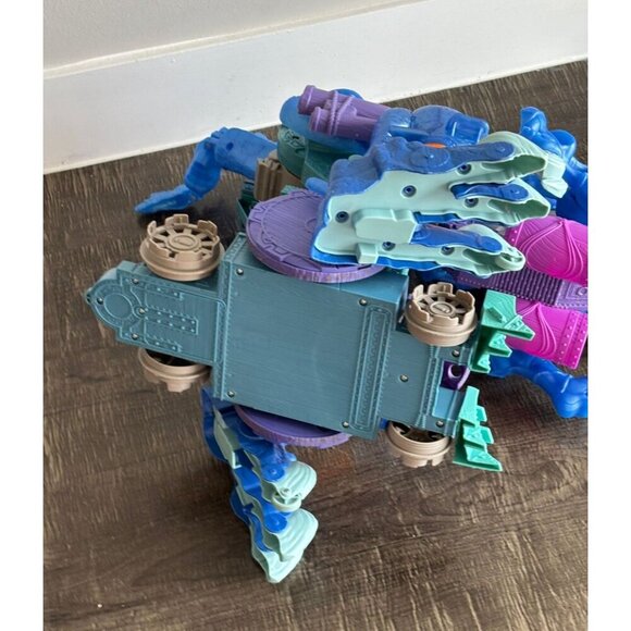 Imaginext Lot Ultra Ice Blue T Rex Dinosaur Pirate Alligator Walking Dino 30x16 - Picture 11 of 11